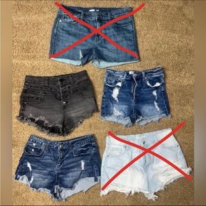 Large Women’s Denim Shorts bundle